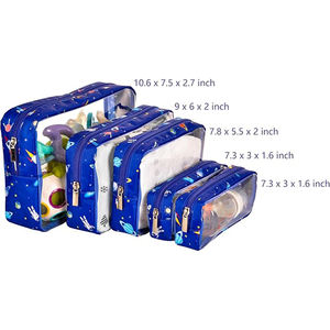 Sac de <span class=keywords><strong>rangement</strong></span> de jouets pour enfants Transparent poignée étanche couleur imprimé Design pour briques <span class=keywords><strong>Lego</strong></span> blocs de construction stockage de voyage - Product Image 1