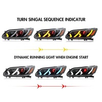 Conjunto de Faros LED para Honda Accord 9.ª Generación, Piezas de Automóvil, Faros Delanteros, Cable de Remolque Star Racing
