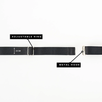 Ceintures Sur Mesure pour Maintenir la Chemise d'Affaires Rentré avec Ceinture d'Ajustement Réglable pour un Look Impeccable