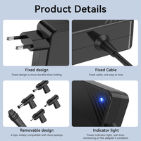 Cargador para Portátil de 65W, 19V 3.42A, Conector DC Convertible de 4.0*1.35mm, 3.0*1.1mm, 4.5*3.0mm, 5.5*2.5mm, Adaptador de Corriente CA para Portátiles ASUS
