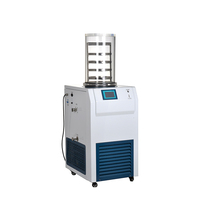 Lyophilisateur de laboratoire CE de table compact/mini avec composants à engrenages, haute sécurité, construction en acier inoxydable