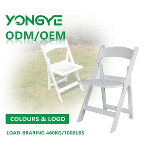 كراسي حديقة بلاستيكية محمولة عالية الجودة قابلة للطي مخصصة من المصنع للبيع بالجملة لحفلات الزفاف والمطاعم والفنادق - Product Image 1