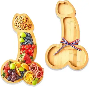 RTS lustige Form Aperitif Boards und Käse bretter, Neuheit Holz Party Charc uterie Board Food Platter Holz Craft Ornament