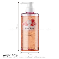 Gel Douche Hydratant à l'Extrait Naturel de Rose de Damas 500ml Marque Blanche pour Adultes OEM/ODM Tous Types de Peau