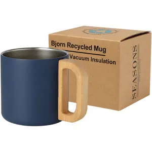 Taza Bjorn de acero reciclado, merchandising sostenible - Product Image 4
