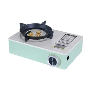 New large power outdoor camping gas stove portable travel picnic cassette stove butane outdoor mini kitchen
