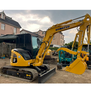 Pelle sur chenilles Komatsu PC55 avec peinture d'origine et faible taux de défaillance, excellente structure de châssis pour la pose de pipelines et les travaux de rénovation routière - Product Image 4