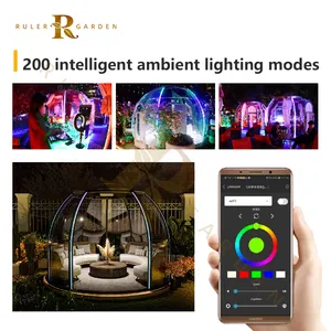 Dome Lều 4 Mùa Planetarium Sang Trọng Skylight Bong Bóng Ngoài Trời Khách Sạn Sự Kiện Rõ Ràng Trong Suốt Lều Nhà Polycarbonate Lều Lều Lều Lều - Product Image 5