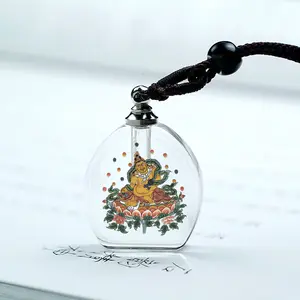 Ожерелье с подвеской «Бог богатства Будды», ожерелье с защитой фэн-шуй для здоровья и богатства на удачу