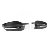 Pieza de tuning específica para vehículos BMW Serie 2 de dos puertas G42 M4 Bull Horn Edition, cubierta de espejo lateral de fibra de carbono.