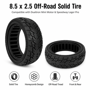 <span class=keywords><strong>Pneu</strong></span> solide en nid d'abeille tout-terrain 8,5x2,5 compatible avec les scooters électriques <span class=keywords><strong>Dualtron</strong></span> <span class=keywords><strong>Mini</strong></span> Speedway Leger Pro, avant et arrière - Product Image 5