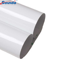 Rollos de vinilo autoadhesivos blancos Material de medios publicitarios Rollo de vinilo autoadhesivo de PVC blanco