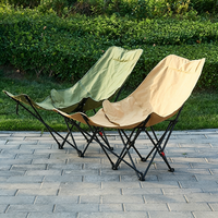 Chaise de camping pliante légère et moderne en tissu, inclinable et réglable, avec repose-pieds détachable pour le parc