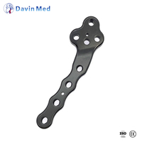 Système d'implant orthopédique vétérinaire TPLO avec plaque de blocage en titane pour la réparation du ligament croisé du genou du chien