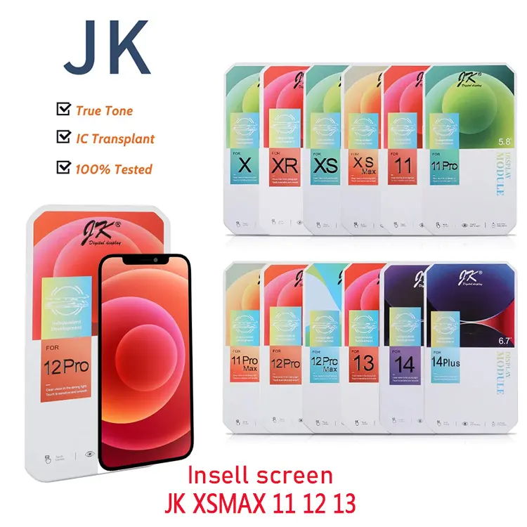 JK для iphone телефон экран iphone X 11 12 13 14 плюс экран ЖК-экран