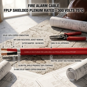 Cable <span class=keywords><strong>de</strong></span> Alarma contra Incendios <span class=keywords><strong>de</strong></span> Alta Temperatura <span class=keywords><strong>de</strong></span> 1.5mm y 2 Núcleos, Aislamiento <span class=keywords><strong>de</strong></span> PVC LSZH, Cable Resistente al Fuego con <span class=keywords><strong>Cinta</strong></span> <span class=keywords><strong>de</strong></span> Mica PH120, Rendimiento CE RoHS - Product Image 6