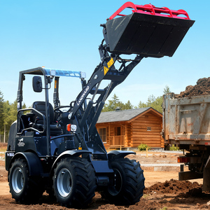 Europäischer Radlader-Hersteller CE EPA Dieselmotor Mini-Kompaktlader 4WD Traktor Frontlader kleiner Kompakt-Raupenlader - Product Image 3