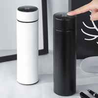 Thermos isolé en acier inoxydable à double paroi de conception moderne Bouteille d'eau intelligente Infuseur à thé Affichage de la température Tasse cadeau