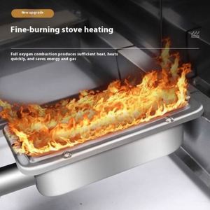 Economical 2 tank 2 Basket Chicken Food Chips <b>Fryer</b> <b>Machine</b> Gas Small Gas <b>Fryer</b> Gas <b>Fryer</b> Commercial Double tank - Product Image 2