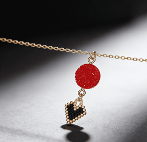 Collana con Ciondolo a Stella Esagonale e Diamante a Quattro Punte, Stile Classico alla Moda, Tessuta a Mano con Miyuki, Personalizzabile, Vendita all'Ingrosso - Product Image 6