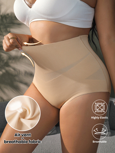 <span class=keywords><strong>Faja</strong></span> Moldeadora de Cintura Alta <span class=keywords><strong>para</strong></span> Mujer, Control Firme, Sin Costuras, Transpirable, Tallas 3XL 4XL, Reductora de Abdomen - Product Image 3