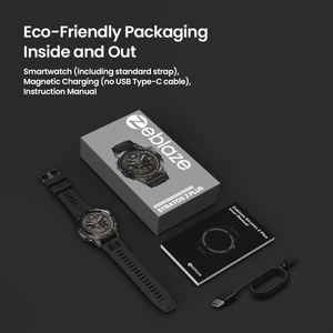 <span class=keywords><strong>Zeblaze</strong></span> <span class=keywords><strong>Stratos</strong></span> <span class=keywords><strong>2</strong></span> Plus Reloj inteligente Pantalla AMOLED GPS incorporado Ai Asistente Soporte BT Call Sport Smartwatch - Product Image 6