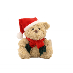 Năm mới teddy bear đồ chơi sang trọng Kawaii mềm Món Quà Giáng sinh động vật búp bê trong Santa quần áo chất liệu cotton azo-miễn phí đóng gói túi OPP - Product Image 1