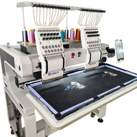 Máquina de Bordar Computarizada Gensen de 2 Cabezas, 12/15 Agujas, 1200 RPM, Alta Velocidad, Precios de Máquinas de Bordar