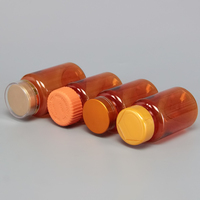Bouteille de stockage de comprimés de vitamines en plastique personnalisable avec logo, 120 ml, 250 ml, 400 ml, pour l'emballage de médicaments