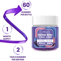 Gummies au Cortisol Conçues pour les Femmes Favorisent l'Équilibre du Cortisol Favorisent un Sommeil Réparateur et la Relaxation Complément Alimentaire en Gummies