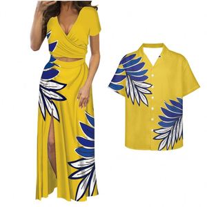 Ropa <span class=keywords><strong>de</strong></span> Pareja Estilo Isleño, Ropa Coreana para Parejas, Ropa a Juego con Estampado <span class=keywords><strong>de</strong></span> <span class=keywords><strong>Hojas</strong></span> <span class=keywords><strong>de</strong></span> Palma <span class=keywords><strong>de</strong></span> Plátano <span class=keywords><strong>de</strong></span> Hawái para Mujer, Verano - Product Image 3