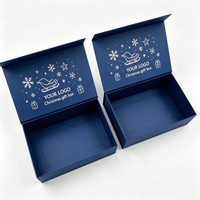 Luxuriöse Recycelbare Magnetverschluss-Verpackungsbox für Weihnachten, Kosmetik, Geschenke, Schals, Gürtel, Geldbörsen, Snacks, Schokolade, Papierbox