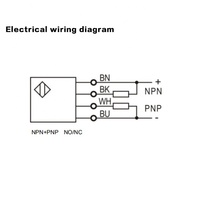 Lanbao-Sensor de aparcamiento óptico infrarrojo fotoeléctrico, sensor de posición del vehículo, reflexión difusa, detección de coche, 1, 2