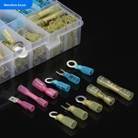 Kit de 240 terminaux thermorétractables étanches avec gaine thermorétractable, emballage en boîte plastique, fabriqué en Chine