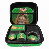 Accessoires pour fumeurs Fournisseur de produits Logo personnalisé en gros Machine à plateau roulant Kit de broyeur de tabac