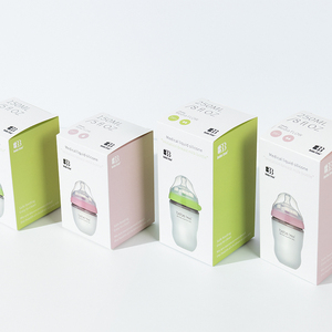 Bouteille en Silicone pour bébés, pour enfant, à presser, sans BPA, mains larges, en Stock - Product Image 3