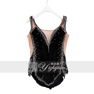 YIZHIJIAN Vente chaude <span class=keywords><strong>Justaucorps</strong></span> de <span class=keywords><strong>gymnastique</strong></span> <span class=keywords><strong>rythmique</strong></span> de haute qualité et tendance Jolies jupes - Product Image 5