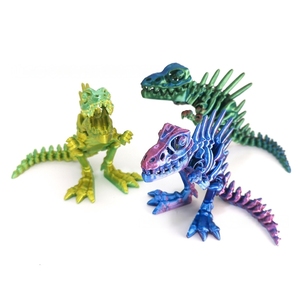 Modèle articulé imprimé en 3D personnalisé Jurassic, jouet dinosaure squelette Spinosaurus, cadeau - Product Image 3