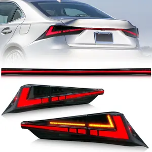 13-17 Lexus IS seri lampu ekor LED, kemudi aliran konversi perakitan untuk Model kuno