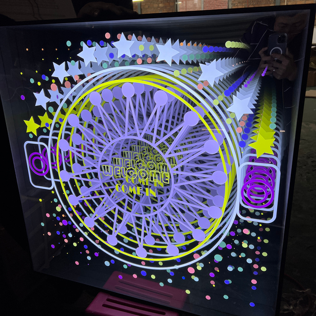 Led Illuminated Sign Custom Acrylic Led Light Box for Wedding and Party Event
