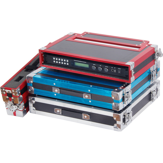 Shadow Fiber 1U-5U Customizable ODM IP67 Rated Powder Coated Wireless Microphone Flight Case