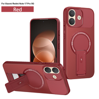 Étui en fibre de carbone Lichicase avec béquille pliable pour Xiaomi 18 18 Pro 18 Pro Max, coque de téléphone anti-chute