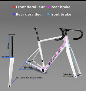 BXT Nouveau <span class=keywords><strong>cadre</strong></span> de <span class=keywords><strong>vélo</strong></span> de <span class=keywords><strong>route</strong></span> en <span class=keywords><strong>carbone</strong></span> Usine de vente en gros T1000 BSA Acheminement de câbles entièrement caché Tous les - Product Image 4