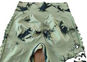 Liền mạch <span class=keywords><strong>omre</strong></span> yoga quần cao eo hip nâng tập thể dục quần với Cut Out Side liền mạch tập thể dục Workout TIE DYE xà cạp - Product Image 6