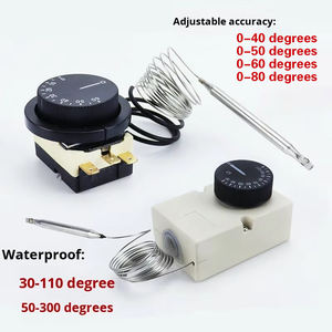 Interrupteur de contrôle de la température, bouton de régulation de la température, thermostat mécanique réglable <span class=keywords><strong>pour</strong></span> l'automatisation domestique, 20A 220V - Product Image 5