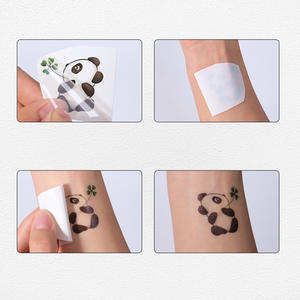 CJ desechable temporal impermeable tienda de belleza tatuaje plantilla hombres mujeres Sexy brazo espalda Abdomen Flor Mariposa tatuaje pegatina - Product Image 6