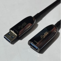 Cable de extensión AOC USB3.0 macho a hembra, OEM, de aleación de Zinc, Cable de extensión óptico USB3.1, precio de fábrica al por mayor