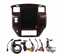 Écran Tesla 12,1 pouces couleur bois pour Nissan Old Patrol Y61 avec navigation GPS et Wifi Lecteur DVD de voiture