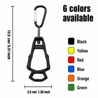 Clip de fixation pour gants SCQP durable, personnalisable avec logo couleur, clip à ressort antidérapant en plastique à dégagement rapide pour la construction