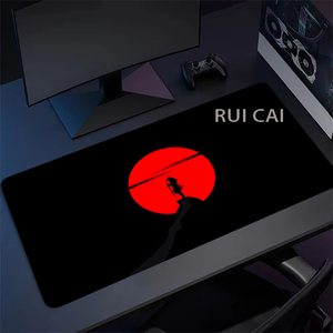 <strong>Mouse</strong> Pad Large Anime Samurai Non-Slip <strong>Gaming</strong> Desk <strong>Mat</strong> with Stitched Edge Laptop Keyboard Desk Pad Work Home <strong>Gaming</strong> - Product Image 2